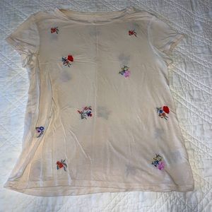 “Soft and sexy” white t shirt American eagle